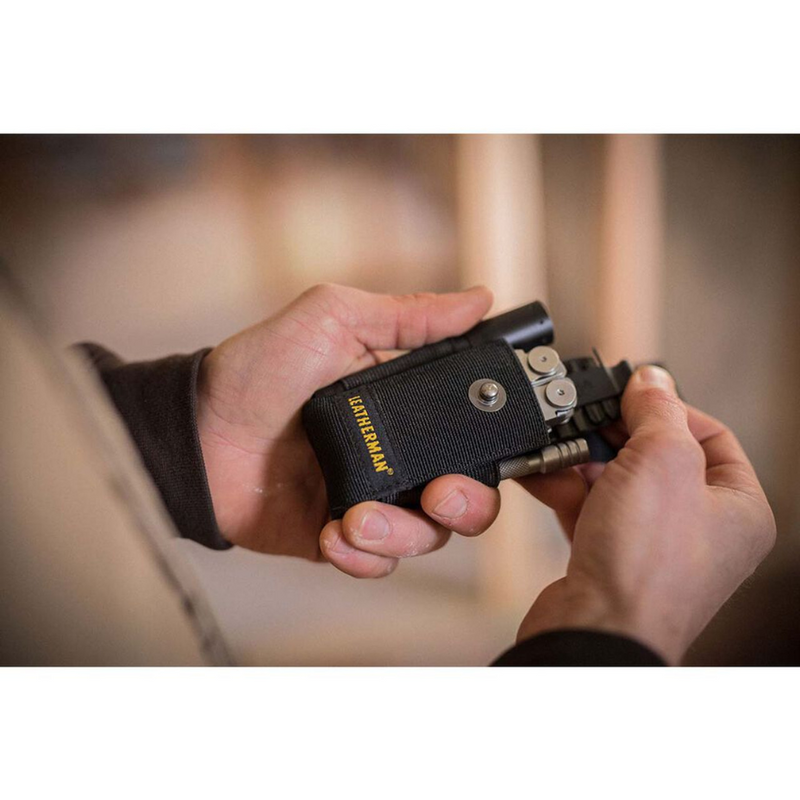 Load image into Gallery viewer, LEATHERMAN SHEATH NYLON BLACK LARGE 4 POCKET