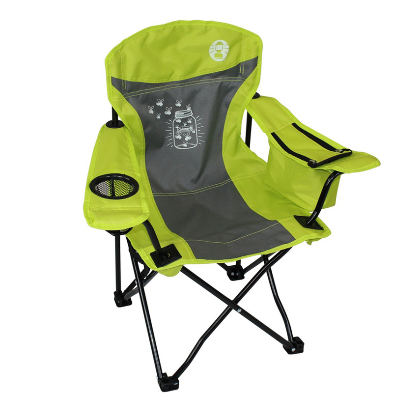 Load image into Gallery viewer, COLEMAN CHAIR QUAD KIDS FYREFLY GREEN