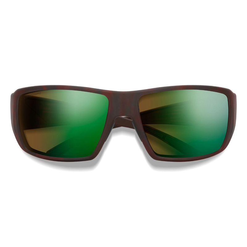 Load image into Gallery viewer, SMITHS OPTICS GUIDE'S CHOICE MATTE TORTIOSE CHROMAPOP GLASS POLARIZED BROWN GREEN MIRROR