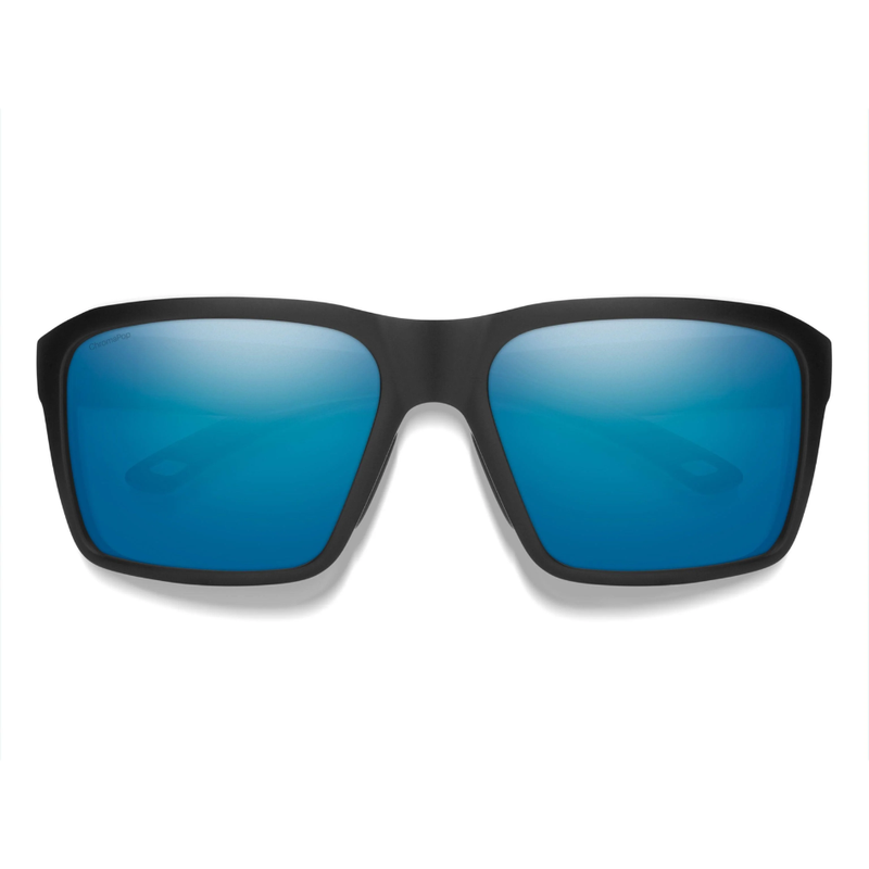 Load image into Gallery viewer, SMITHS OPTICS BACKCAST MATTE BLACK CHROMAPOP GLASS POLARIZED BLUE MIRROR