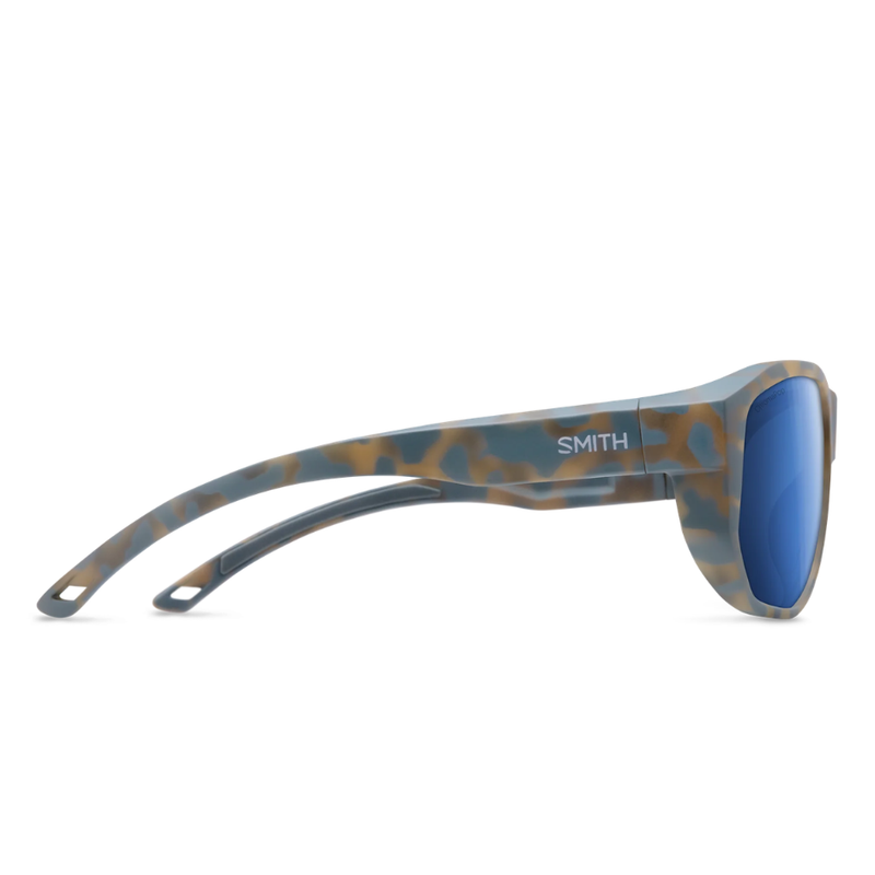 Load image into Gallery viewer, SMITHS OPTICS OUTRIGGER MATTE FLINT/TARMAC TORTOISE CHROMAPOP GLASS POLARIZED DARK BLUE MIRROR