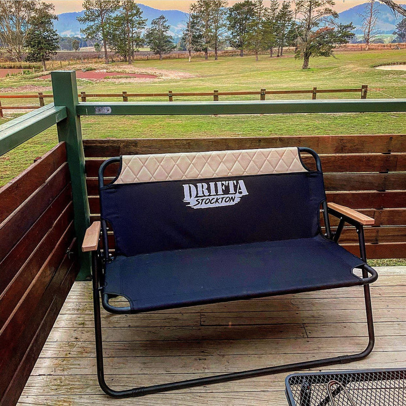 Load image into Gallery viewer, DRIFTA STOCKTON FOLDING DOUBLE CAMP CHAIR