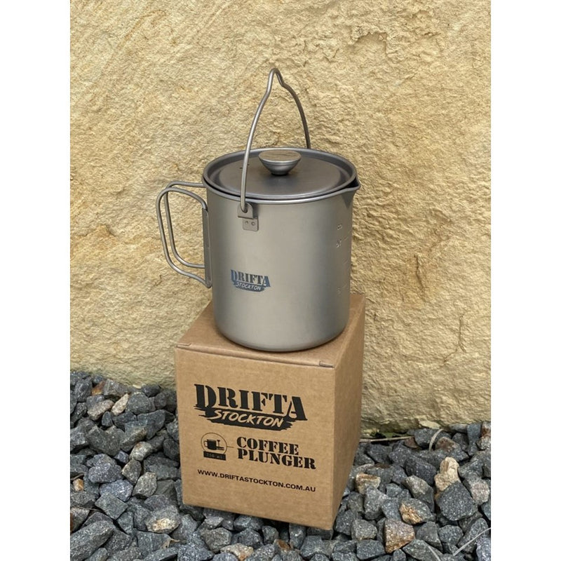 Load image into Gallery viewer, DRIFTA STOCKTON TITANIUM COFFEE PLUNGER 750ML