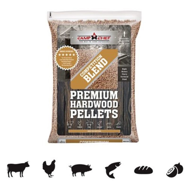 Load image into Gallery viewer, CAMP CHEF COMPETITION BLEND PREMIUM HARDWOOD PELLETS 9KG