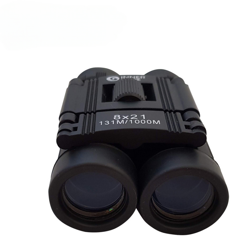 Load image into Gallery viewer, INNERCORE 8X21 BLACK COMPACT ALUMINIUM BINOCULARS