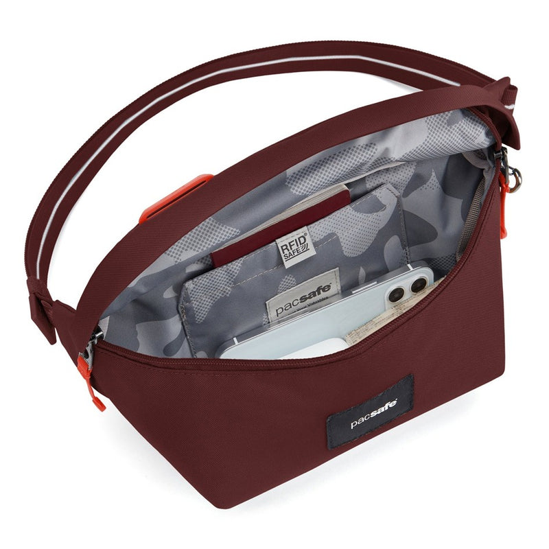 Load image into Gallery viewer, PACSAFEGO SLING PACK GARNET RED