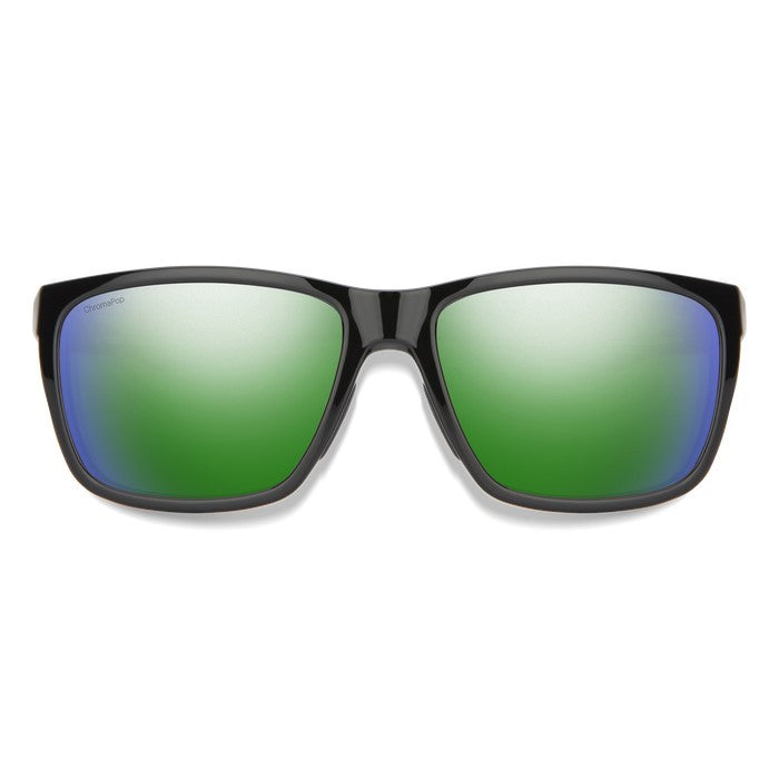 Load image into Gallery viewer, SMITHS OPTICS LONGFIN BLACK CHROMAPOP POLARIZED GREEN MIRROR