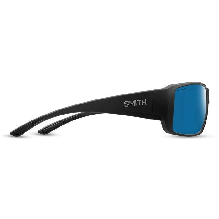 Load image into Gallery viewer, SMITHS OPTICS GUIDE'S CHOICE XL MATTE BLACK CHROMAPOP GLASS POLARIZED BLUE MIRROR