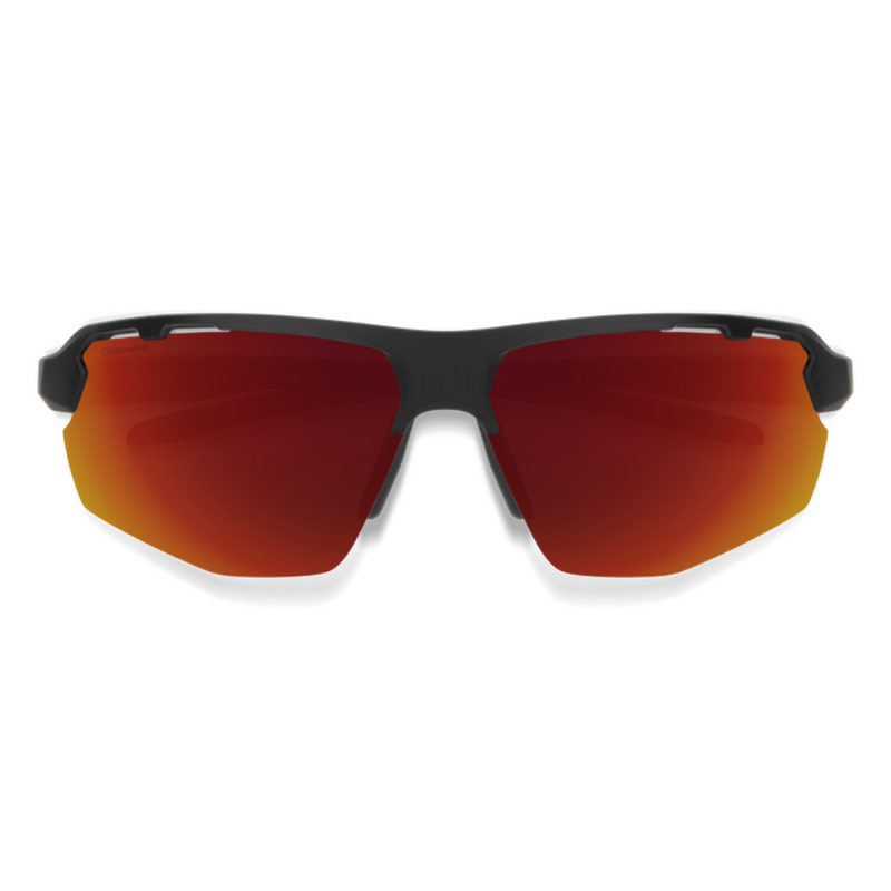 Load image into Gallery viewer, SMITHS OPTICS RESOLVE MATTE BLACK CHROMAPOP RED MIRROR