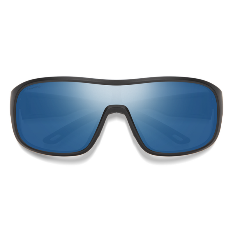 Load image into Gallery viewer, SMITHS OPTICS SPINNER MATTE BLACK CHROMAPOP POLARIZED BLUE MIRROR