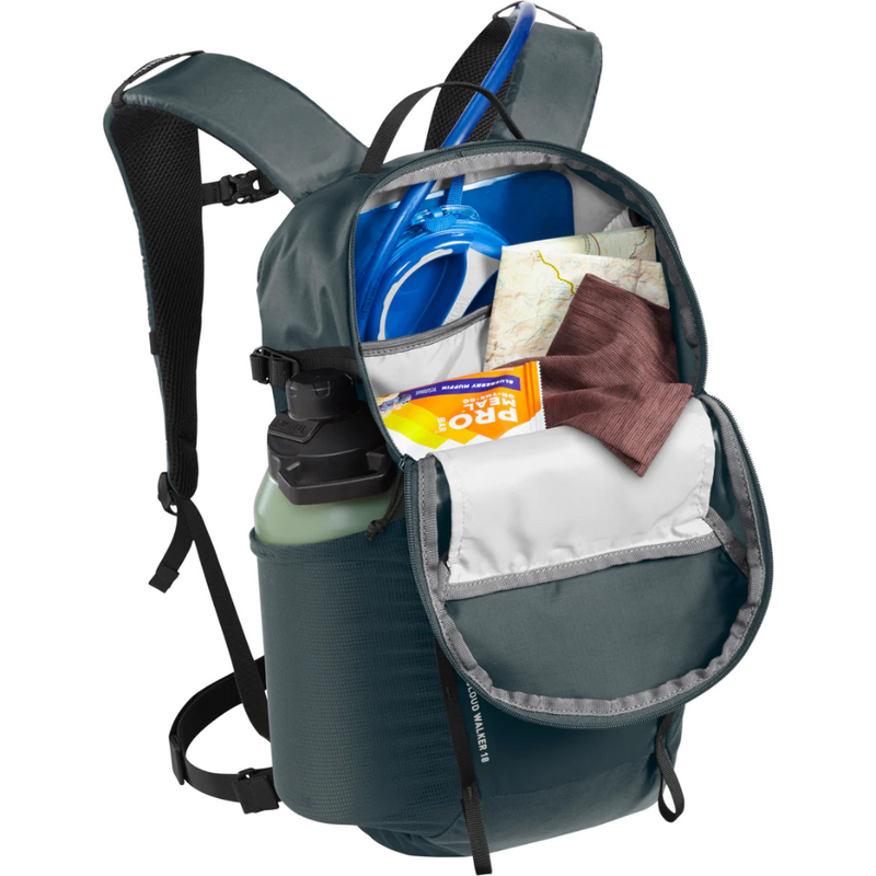 Load image into Gallery viewer, CAMELBAK CLOUD WALKER 18 2.5L HIKING HYDRATION PACK DARK SLATE / BLACK