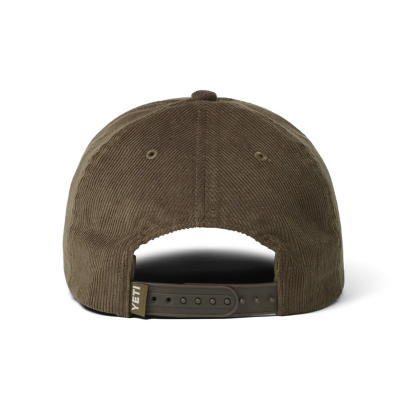 Load image into Gallery viewer, YETI WETLANDS CORDUROY SNAP BACK BROWN HAT