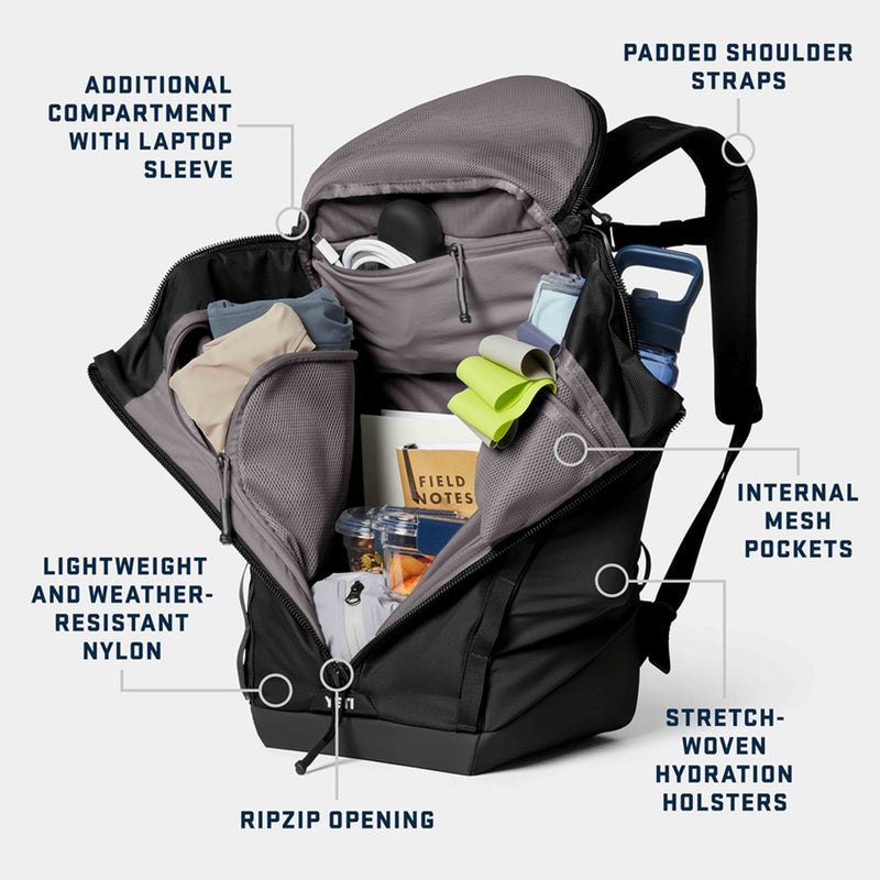 Load image into Gallery viewer, YETI PALO 26L BACKPACK BLACK
