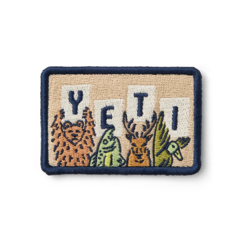 Load image into Gallery viewer, YETI COLLECTORS PATCH WILD FANS BLUE