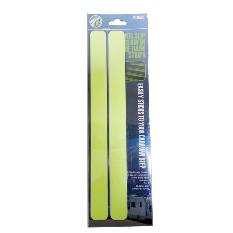 Load image into Gallery viewer, ON THE ROAD RV ANTI SLIP GLOW IN THE DARK STRIPS 2 PACK