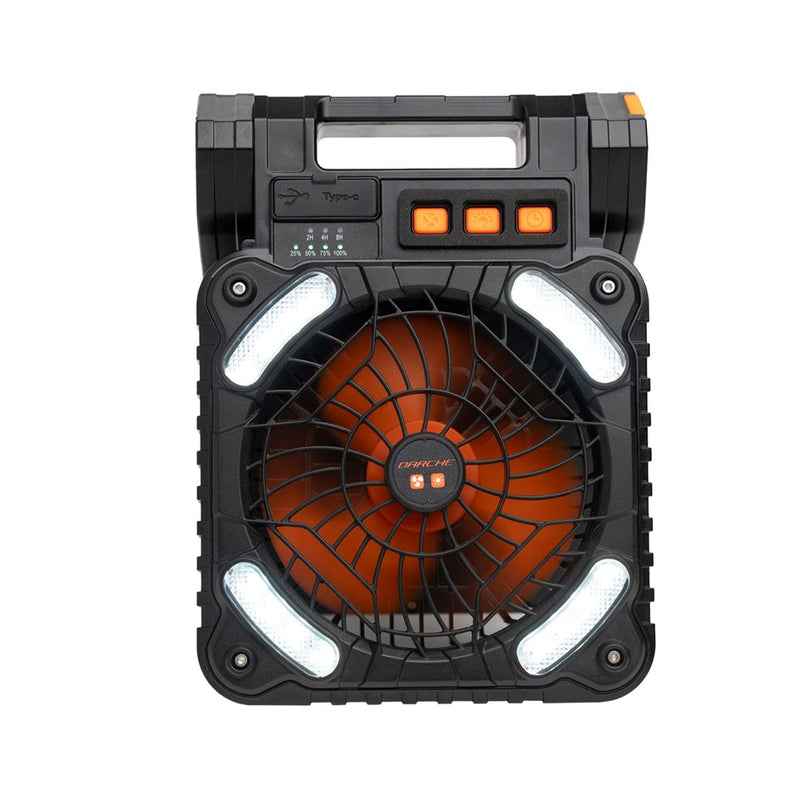 Load image into Gallery viewer, DARCHE SOLAR FAN AND LIGHT