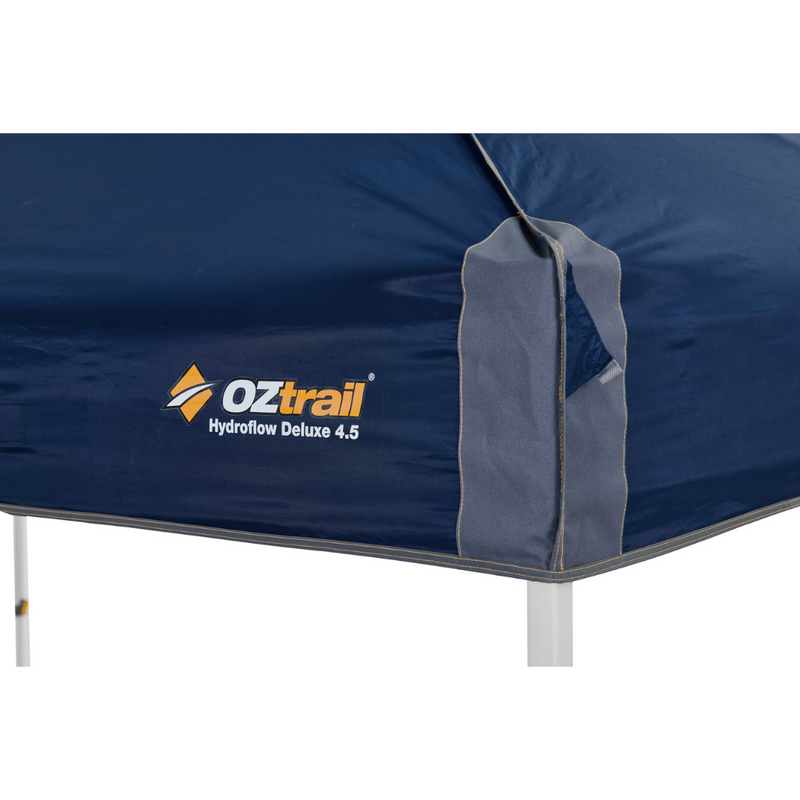 Load image into Gallery viewer, OZTRAIL HYDROFLOW DELUXE GAZEBO 4.5M BLUE
