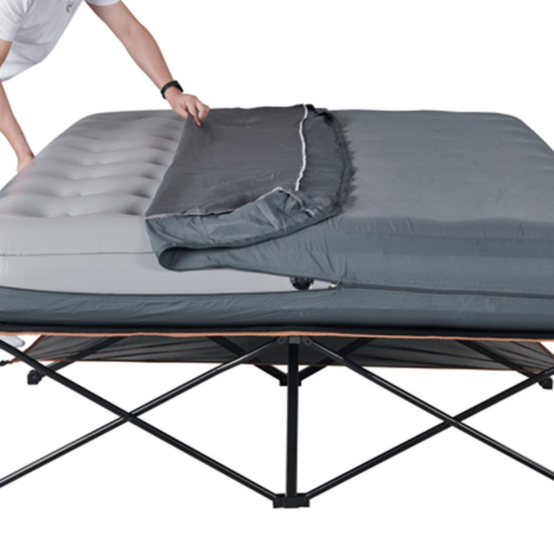 Load image into Gallery viewer, OZTRAIL ANYWHERE QUEEN DELUXE BED