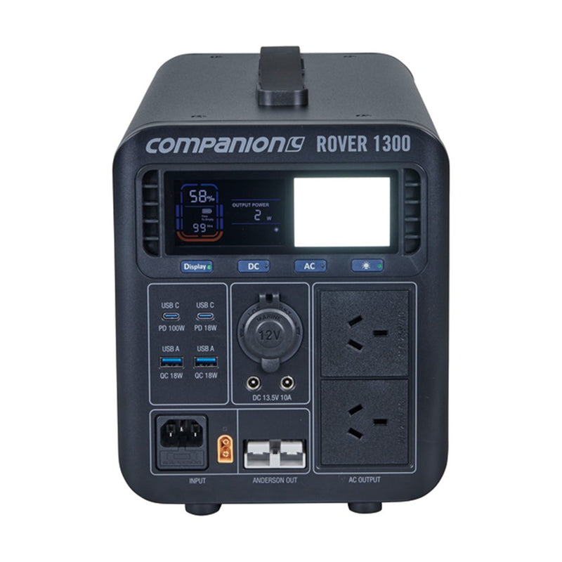 Load image into Gallery viewer, COMPANION ROVER 1300 LITHIUM ION POWER STATION