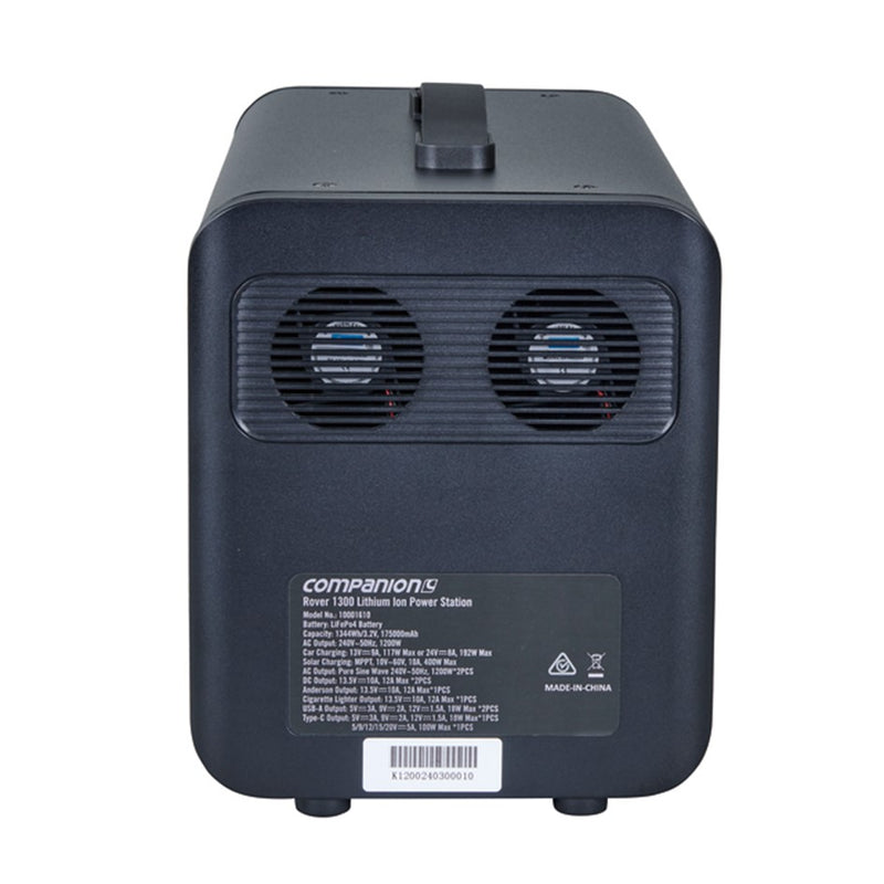 Load image into Gallery viewer, COMPANION ROVER 1300 LITHIUM ION POWER STATION