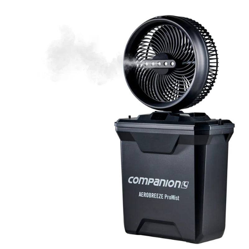 Load image into Gallery viewer, COMPANION AEROBREEZE PROMIST 25CM OSCILLATING MISTING FAN