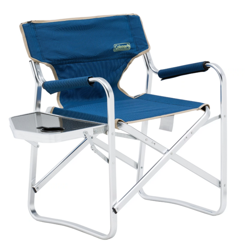 Load image into Gallery viewer, COLEMAN DIRECTORS CHAIR & SIDETABLE