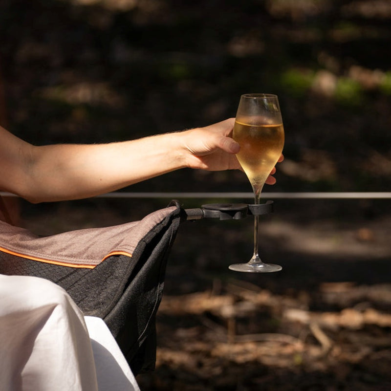 Load image into Gallery viewer, OZTENT LOCK-ON WINE GLASS HOLDER