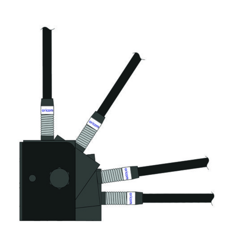 Load image into Gallery viewer, ORICOM BR610BK FOLDING BULLBAR ANTENNA BRACKET