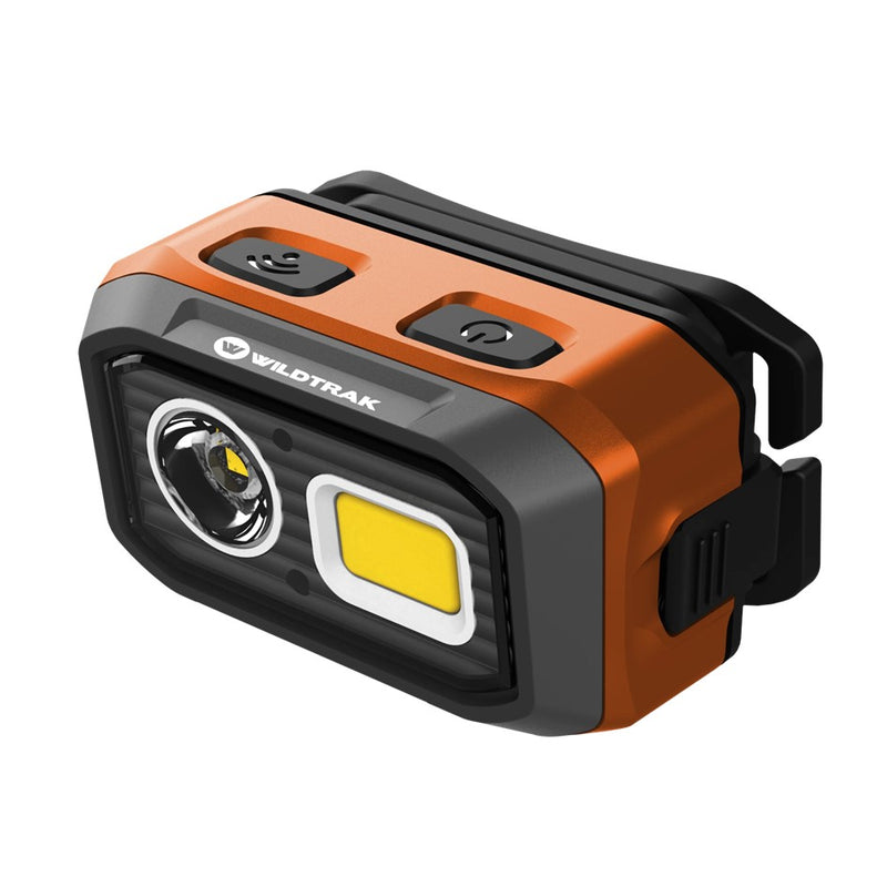 Load image into Gallery viewer, WILDTRAK 500 SENSOR DUAL POWER RECHARGEABLE HEADLAMP