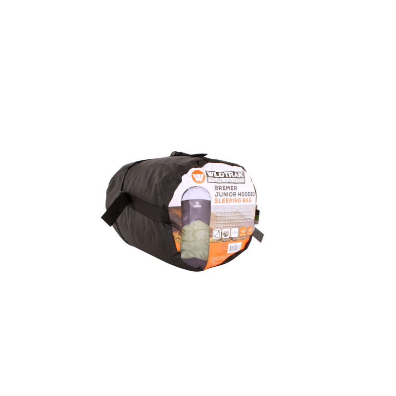 Load image into Gallery viewer, WILDTRAK BREMER JUNIOR HOODED SLEEPING BAG 170 x 65CM 0 TO -5C