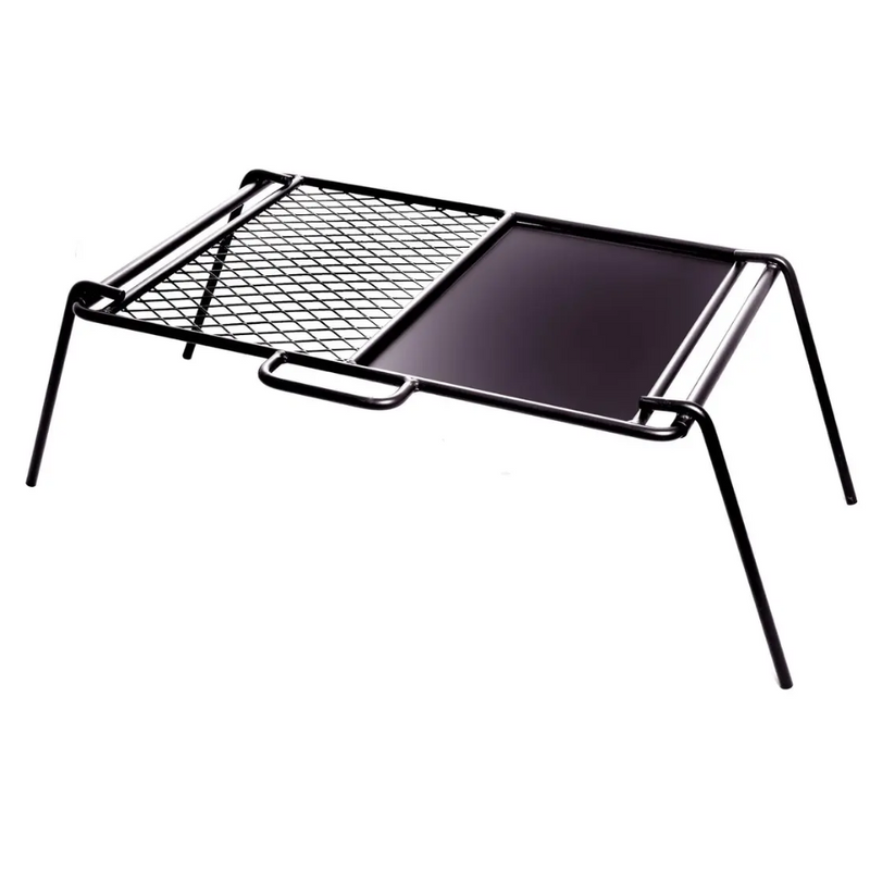 Load image into Gallery viewer, WILDTRAK FLAT PLATE AND GRILL LARGE CAMP COOKER 650 X 425 X 240MM