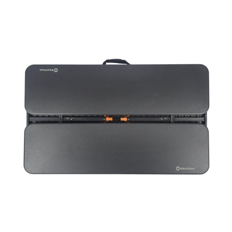 Load image into Gallery viewer, WILDTRAK TABLE 3PCE BENCH SET 102CM BLACK