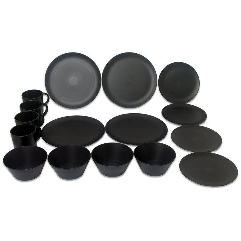 Load image into Gallery viewer, ROYAL RPET 16PCE DINNER SET GRANITE