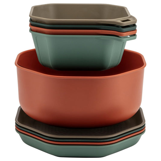 GERBER COMPLEAT TABLEWARE SET 9 PIECES