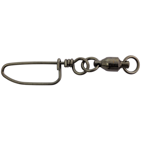MUSTAD BALL BEARING SWIVEL WITH CROSS LOCK SNAP [SZ: