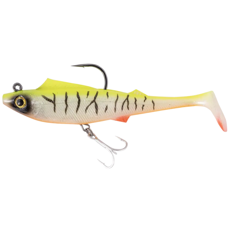 Load image into Gallery viewer, BERKLEY SHIMMA PRO RIG [SZ:5.5 INCH CLR:PEARL TIGER]
