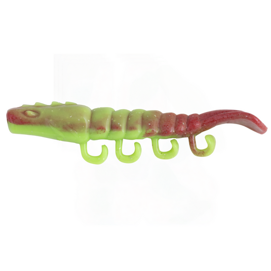 BERKLEY GULP! TURBO SHRIMP [SZ:4 INCH CLR:NUCLEAR CHICKEN]