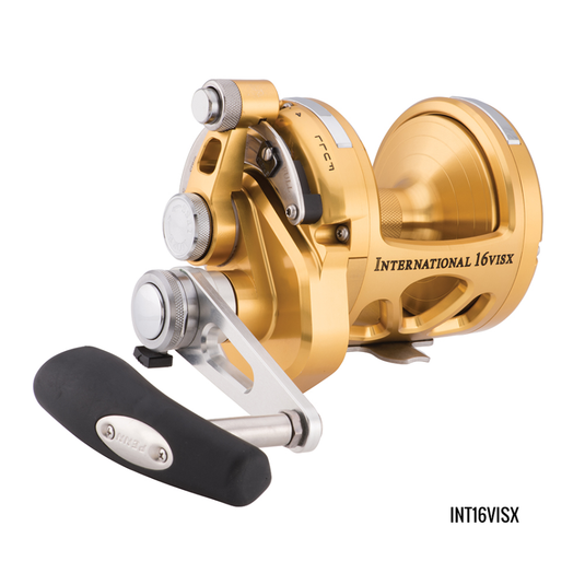 PENN INTERNATIONAL VISX OVERHEAD LEVER DRAG REEL [SZ:16VISX GOLD]