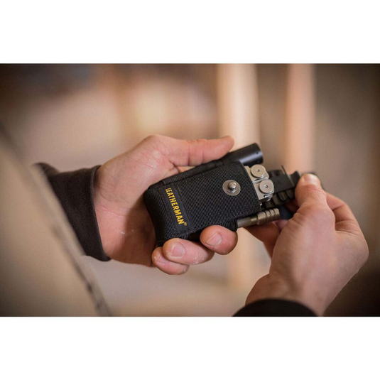 LEATHERMAN SHEATH NYLON BLACK LARGE 4 POCKET