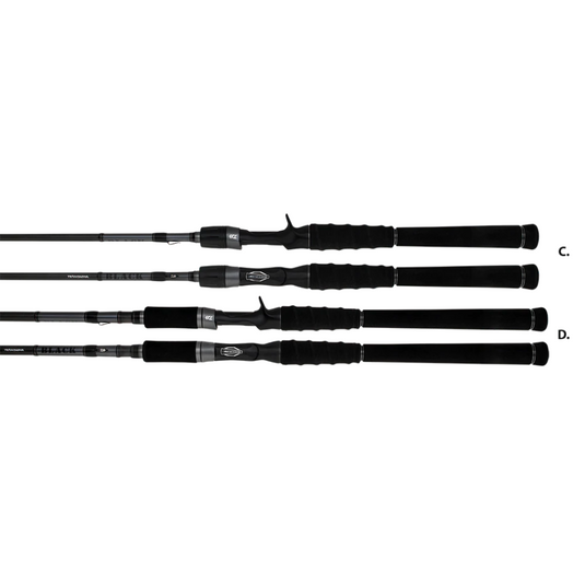 DAIWA 23 TD BLACK BAITCAST [MDL:DUCKFIN 702HFB LINE:8-15KG]