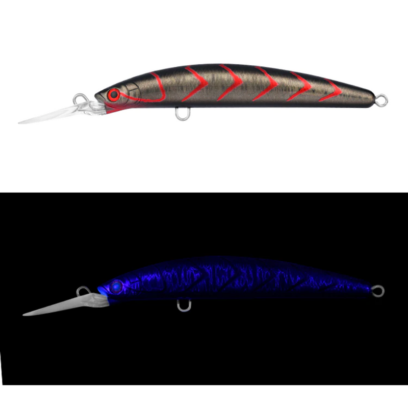 Load image into Gallery viewer, DAIWA DOUBLE CLUTCH IZM [SZ:115SP CLR:HL BLACK RED SUJI]
