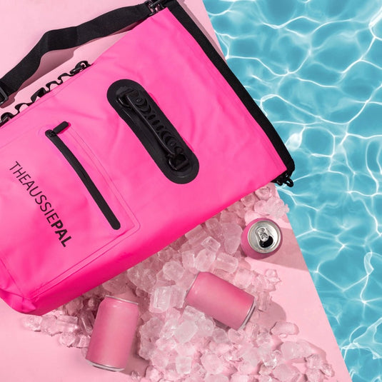 AUSSIE PAL INSULATED COOLER BACKPACK 15L [CLR:HOT PINK]