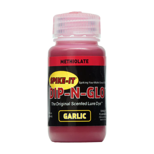 SPIKE IT - DIP-N-GLO GARLIC LURE DYE 2OZ FIRE RED