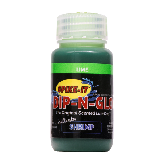 SPIKE IT - DIP-N-GLO SHRIMP LURE DYE 2OZ LIME