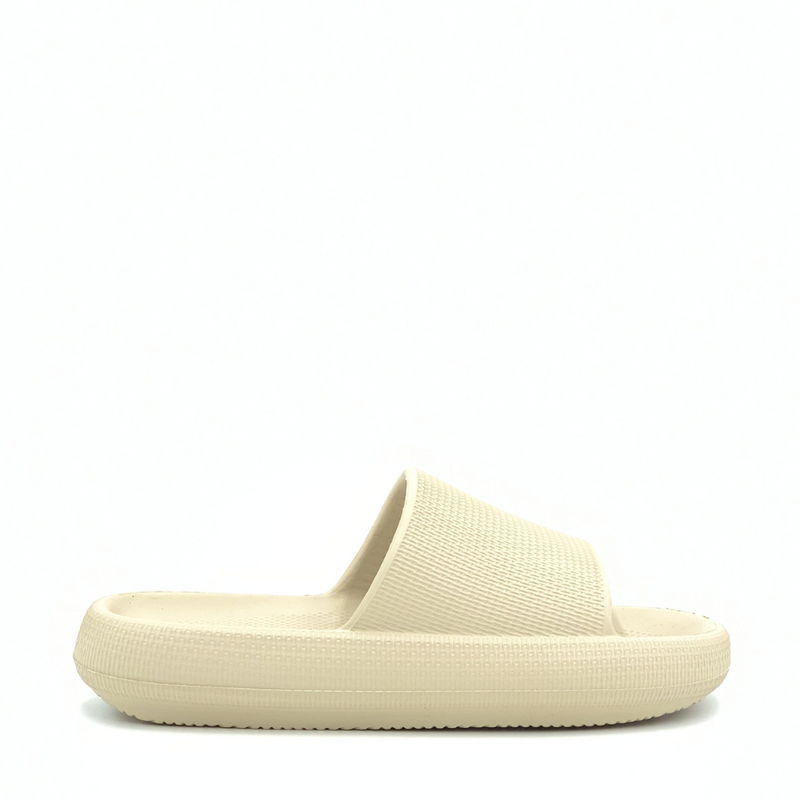 Load image into Gallery viewer, CLOGEES WOMENS SOFTY SLIDE NATURAL [SZ:10]
