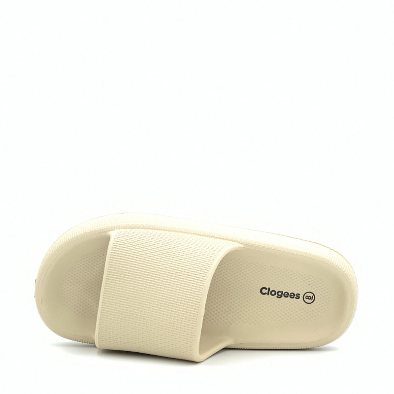 Load image into Gallery viewer, CLOGEES WOMENS SOFTY SLIDE NATURAL [SZ:10]
