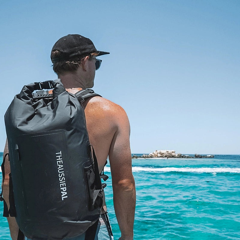 Load image into Gallery viewer, AUSSIE PAL DRAINPRO BACKPACK WITH WATER DRAIN VALVE 35L [CLR:BLACK]

