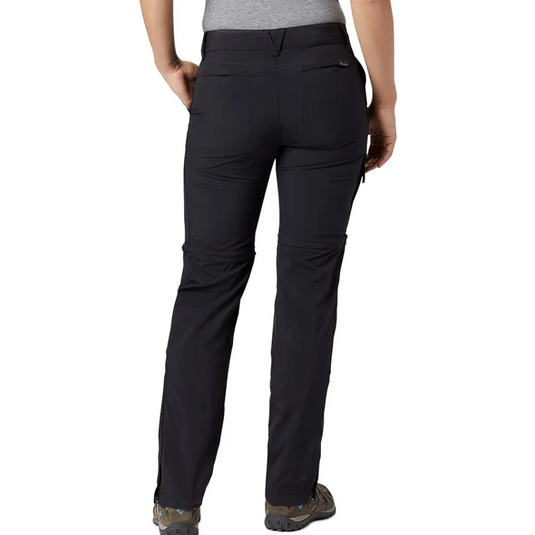 COLUMBIA SILVER RIDGE 2.0 COVERTIBLE PANT WOMENS [CLR:BLACK SZ:10]