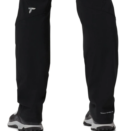 COLUMBIA TITAN PASS TECHNICAL HIKING PANT WOMENS BLACK [SZ:10]