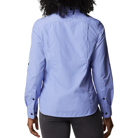 COLUMBIA SILVER RIDGE 2.0 LONG SLEEVE SHIRT WOMENS [CLR:SERENITY SZ:LARGE]